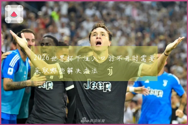 2026世界杯下注入口打不开时需要采取哪些解决办法